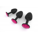 Анальная пробка Dorcel Geisha Plug Ruby M внутри с шариком