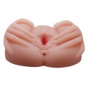 Мастурбатор вагина и анус с вибрацией BAILE - French lady, Vibration Heating function