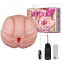 Мастурбатор вагина и анус с вибрацией BAILE - French lady, Vibration Heating function