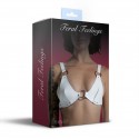 Лиф из натуральной кожи Feral Feelings - Bikini Top White