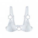 Лиф из натуральной кожи Feral Feelings - Bikini Top White