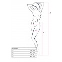 Эротические колготки-бодистокинг Passion ECO S002 red