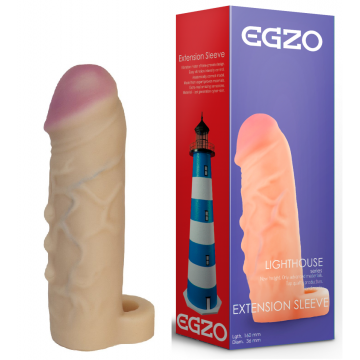 Купить - Подовжуюча насадка - EGZO Ciberskin, 16 см х 3,6 см