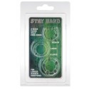 Набор из 3 шт эрекционных колец STAY HARD - Three Rings Clear