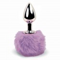 Анальная пробка FeelzToys - Bunny Tails Butt Plug Purple
