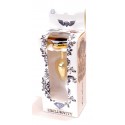 Анальная пробка Boss Series - Jewellery Gold Heart PLUG Black S