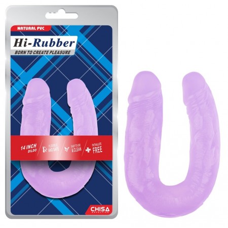 Двойной фаллоимитатор CHISA 14 Inch Dildo, Purple