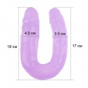 Двойной фаллоимитатор CHISA 14 Inch Dildo, Purple
