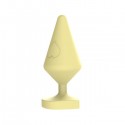 Анальный плаг CHISA Large Luv Heart Plug, Yellow