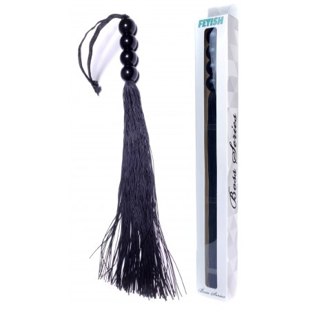 Силиконовый флогер Fetish Boss Series - Silicone Whip Black 14', длина 37 см