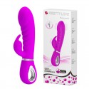 Ребристый вибратор Pretty Love Prescott, 20 см