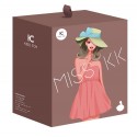 Вакуумный клиторальный стимулятор с вибрацией KissToy Miss KK Pink