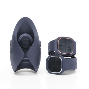 Купить - Игрушка для пар Hot Octopuss PULSE DUO LUX, пульсация+вибрация, использование без рук, 2 пульта