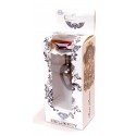Анальний затор Boss Series - Jewellery Dark Silver PLUG Red S