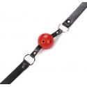 Кляп шар Classic plastic RED,
