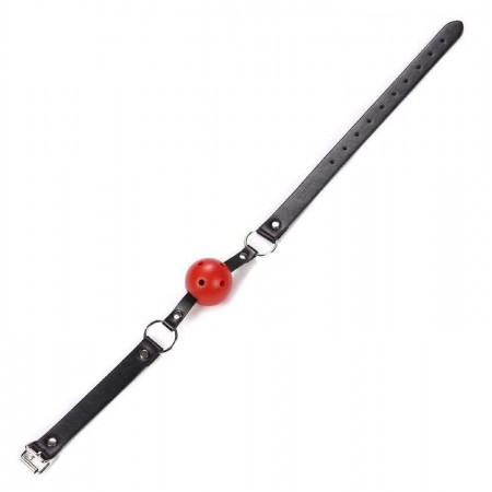 Кляп шар Classic plastic RED,