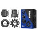 Набор из 4 эрекционных колец STAY HARD Cock Ring Set Black