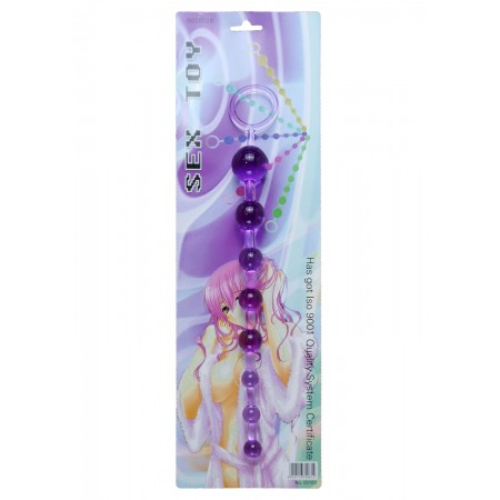 Анальные бусы Jelly Anal Beads PURPLE