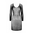 Напівпрозора мінісукня Passion BS101 One Size, white, рукава-мітенки