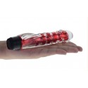 Вагінальний вібратор XESE Cristal Red, довжина 17,5 см, діаметр 3,5 см