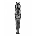 Сітчастий бодістокінг без рукавів Obsessive Bodystocking G331 S/M/L, black, з доступом