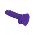 Реалистичный фаллоимитатор Strap-On-Me SOFT REALISTIC DILDO Violet - размер M