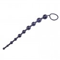 Анальные бусы Jelly Anal Beads Black, 30 см