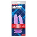 Анально-вагинальный фаллоимитатор на присоске CHISA Hi Rubber - 6.3 Inch Dildo Purple