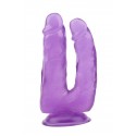 Анально-вагинальный фаллоимитатор на присоске CHISA Hi Rubber - 6.3 Inch Dildo Purple