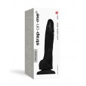 Реалистичный фаллоимитатор Strap-On-Me SOFT REALISTIC DILDO Black - размер S
