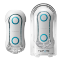 Мастурбатор Tenga Flip Orb — Blue Rush, з можливістю зміни тиску та стимулювальними кульками всереди