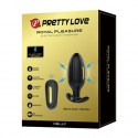 Анальная пробка Pretty Love ROYAL PLEASURE с вибрацией, электро стимуляцией и дистанционным управлением