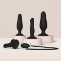Надувний фалоімітатор Strap-On-Me INFLATABLE DILDO PLUG - NOIR, кулька всередині, діаметр до 6 см