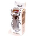 Анальний затор Boss Series - Jewellery Dark Silver BUTT PLUG Red