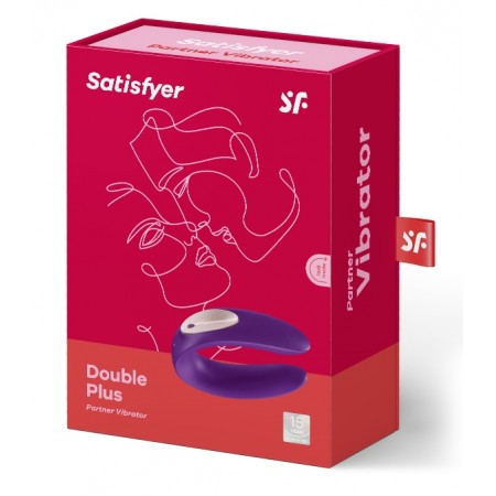 Вибромассажер для пар Satisfyer Partner Double Plus