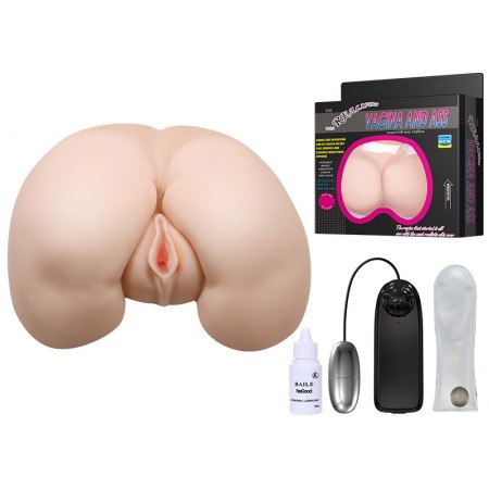 Мастурбатор вагина и анус с вибрацией BAILE - VAGINA AND ASS