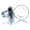 Ерекційне вібро кільце BOSS Rabbit Vibro Cock Ring Clear