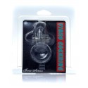 Ерекційне вібро кільце BOSS Rabbit Vibro Cock Ring Clear