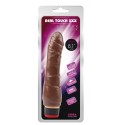 Вибромассажер CHISA Real Touch XXX - 8.1” Vibe Cock, Brown
