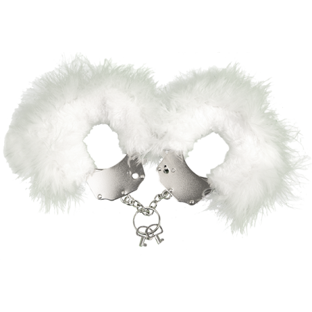 Наручники металлические Adrien Lastic Handcuffs White