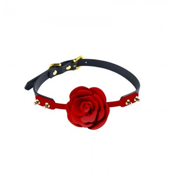 Купить - Роскошный кляп в виде розы Zalo - Rose Ball Gag, двойное использование