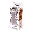 Анальная пробка Boss Series - Jewellery Silver PLUG Green S