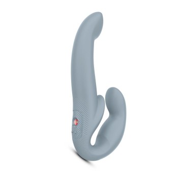 Купить - Безремневой страпон с вибрацией Fun Factory SHARE VIBE PRO cool grey, регулируемый