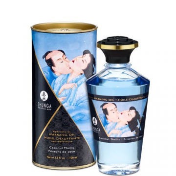 Купить - Разогревающее масло Shunga Aphrodisiac Warming Oil - Coconut Thrills