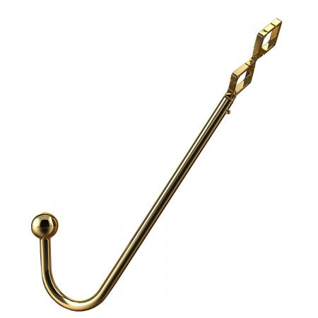 Анальний гак LOCKINK Golden Adjustable Anal Hook Set