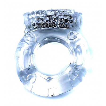 Ерекційне вібро кільце BOSS Vibrating Cock Ring Clear