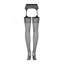 Чулки с поясом Obsessive S500, S/M/L.