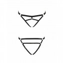 Трусики-стринги из стреп Kelis Thong black XXL/XXXL - Passion Exclusive