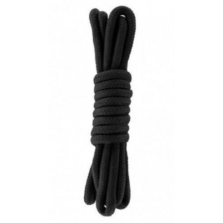 Веревка для бондажа BONDAGE ROPE 3M BLACK, 3 метра