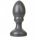 Анальная пробка Doc Johnson American Bombshell Little Boy - Gun Metal, диаметр 5,59 см